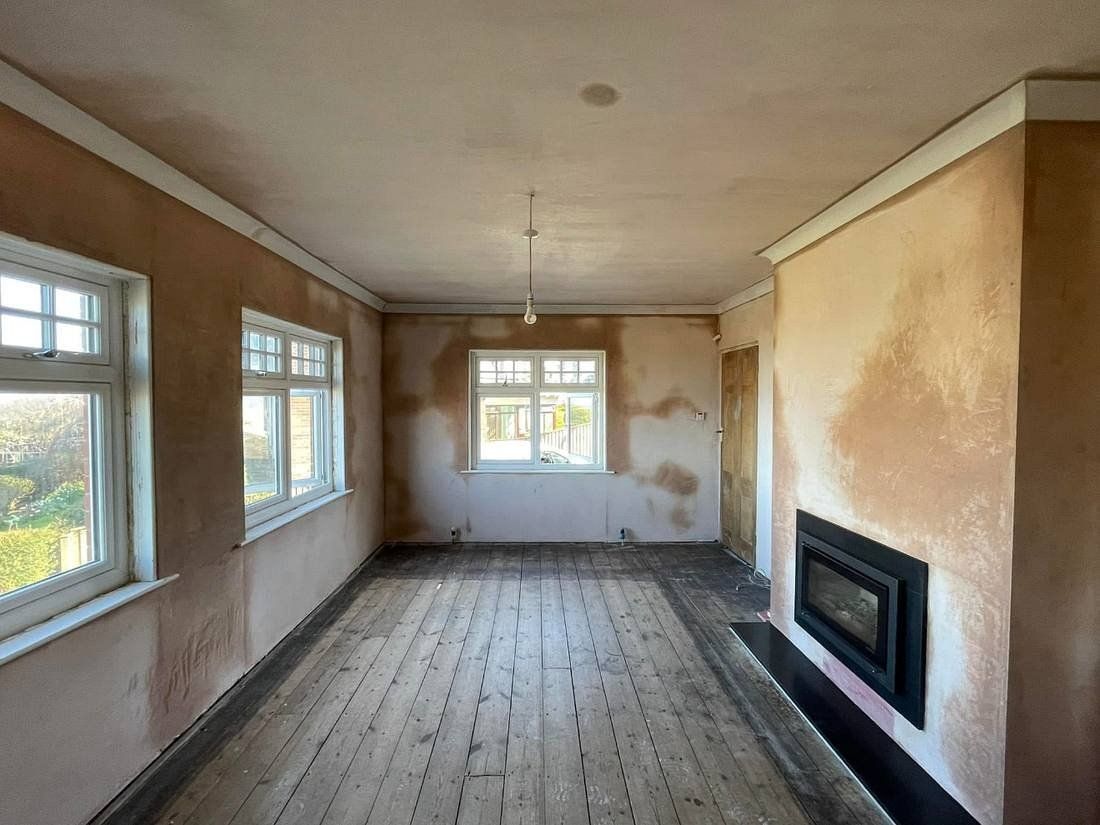 After — Loft conversion — boarding to finished