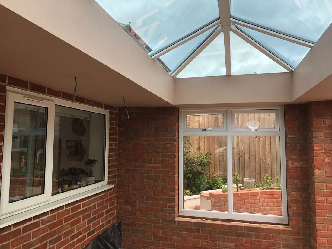After — Single wall — brick to glass-smooth