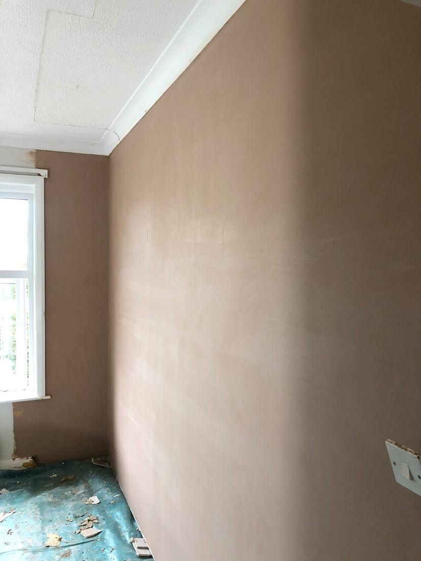 Before — Dormer bedroom — lath to skim
