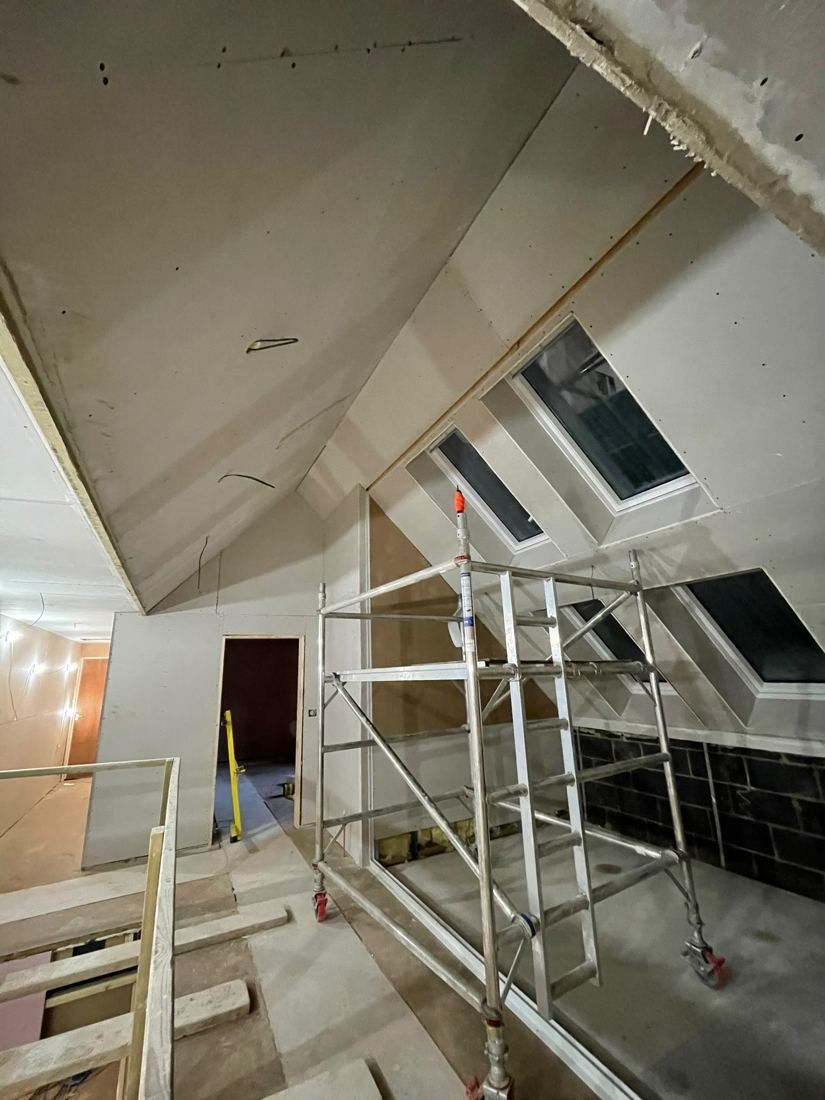 Before — Orangery — boarded & skimmed